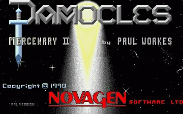 Damocles - Mercenary II screen shot title